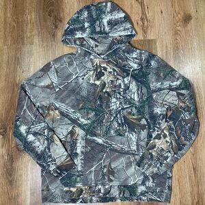 Realtree Camo Hooded Pullover size L